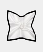 White Pocket Square